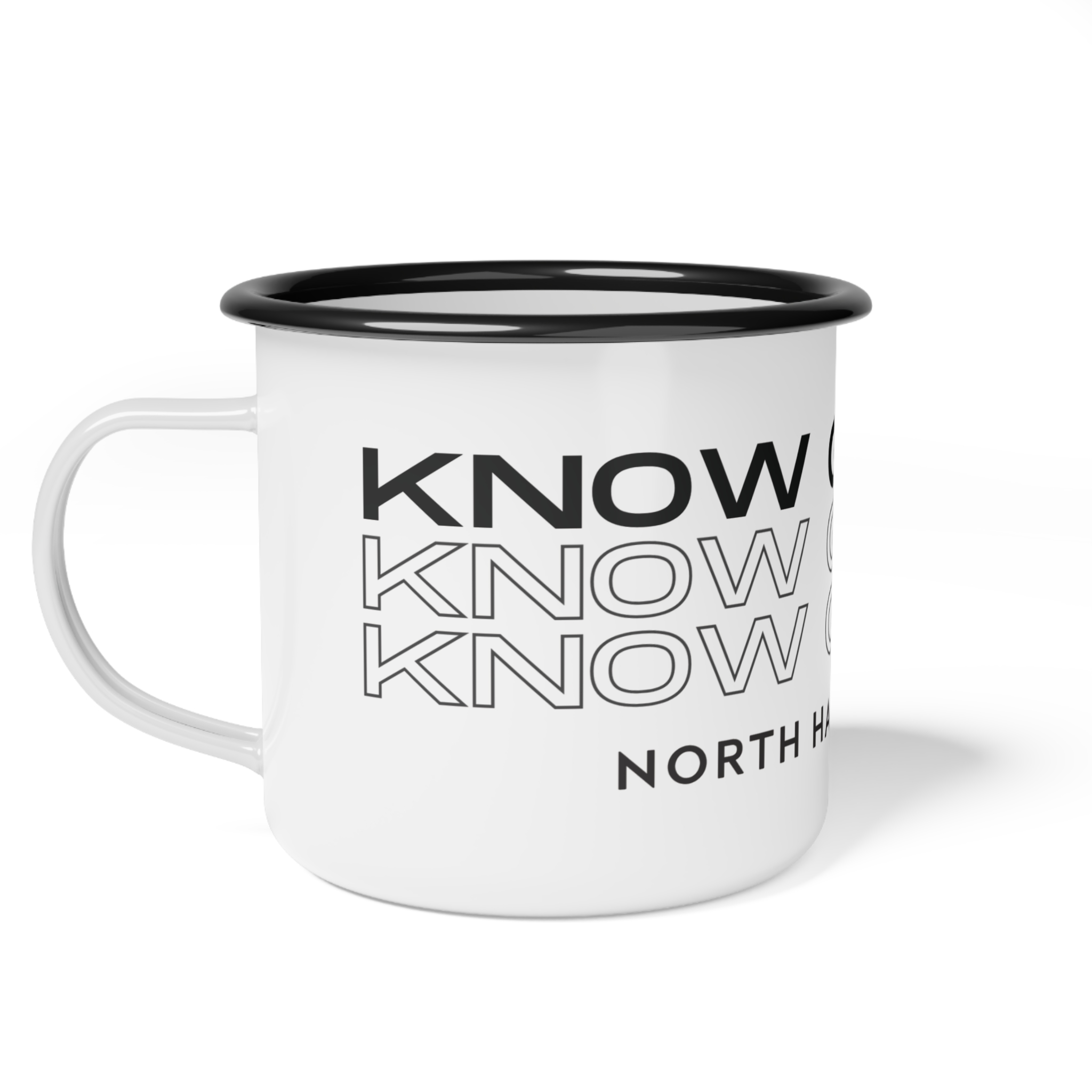 Know Grow Go — Enamel Camp Mug