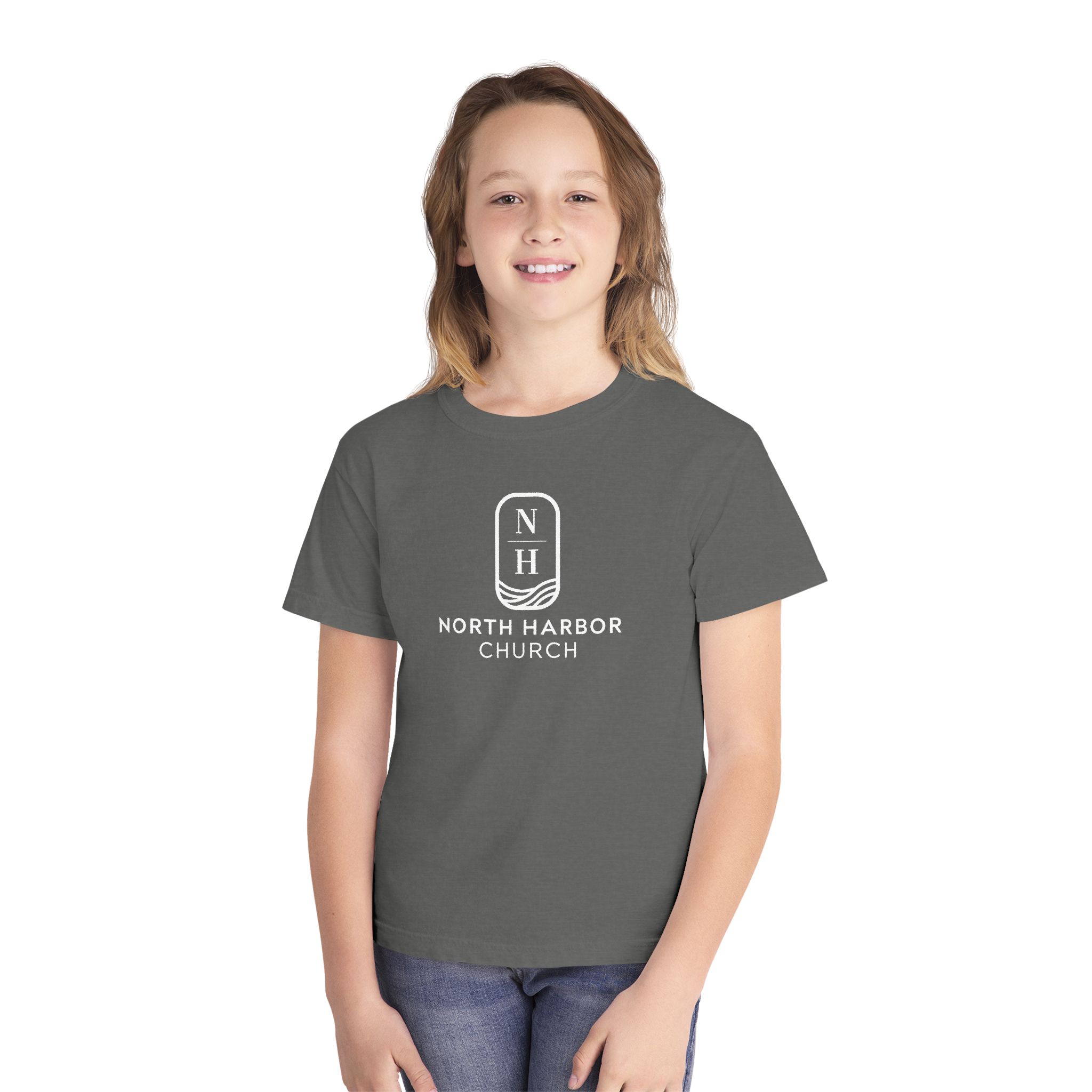 NHC Main Logo — YOUTH Comfort Colors T-Shirt - Image 3