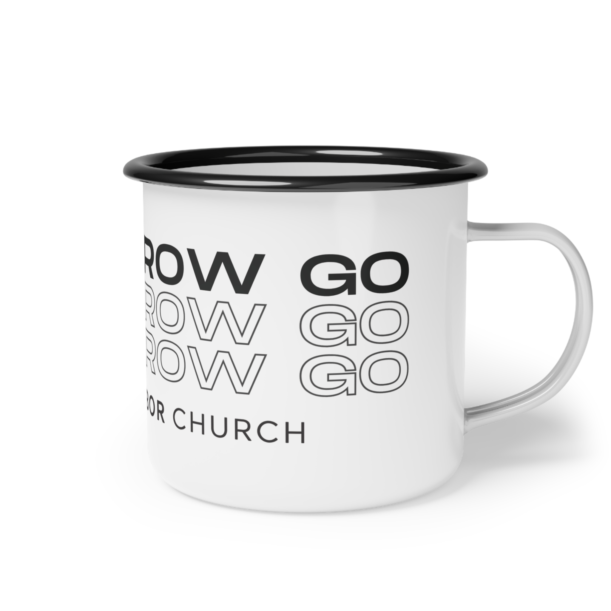 Know Grow Go — Enamel Camp Mug - Image 3
